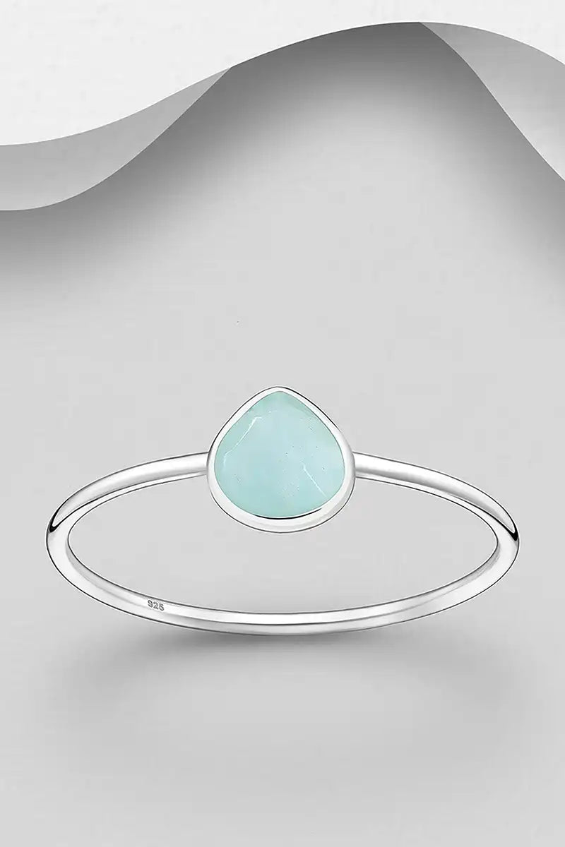 Sterling Silver Amazonite ring