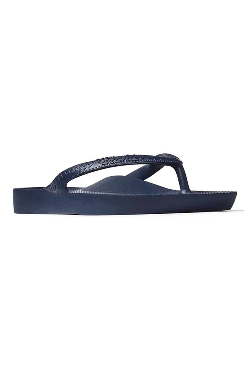 Archies Arch Support Thongs in Navy