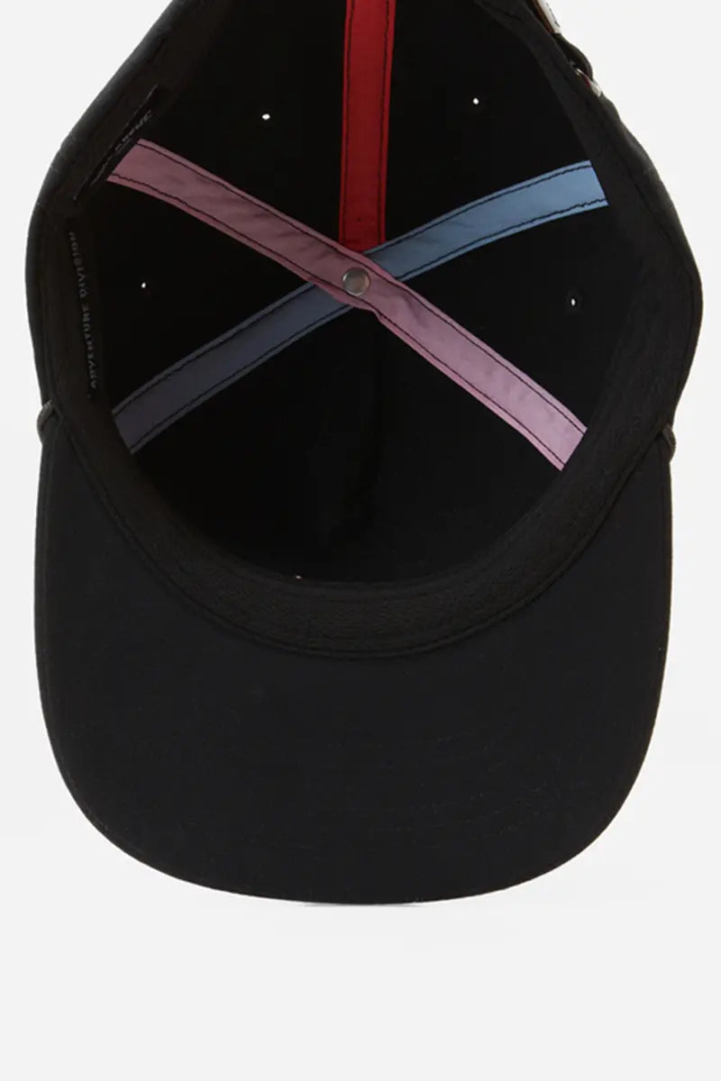 inside view on the Billabong A/DIV Strapback Cap