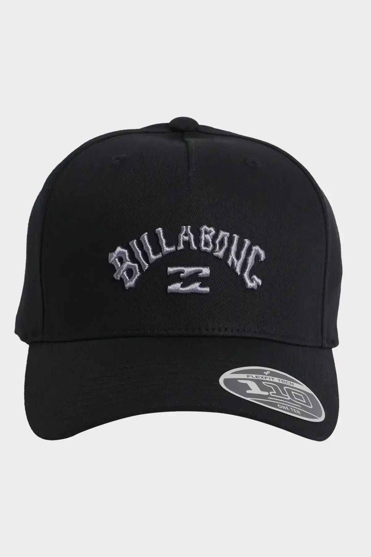 Black Billabong cap on a light gray background