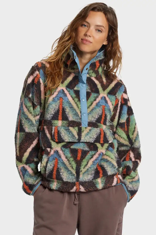 Billabong Women's Switchback Pullover - Multi front model view