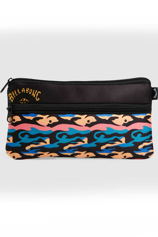 Billabong Pencil Case Groms Small in Sunset - front view