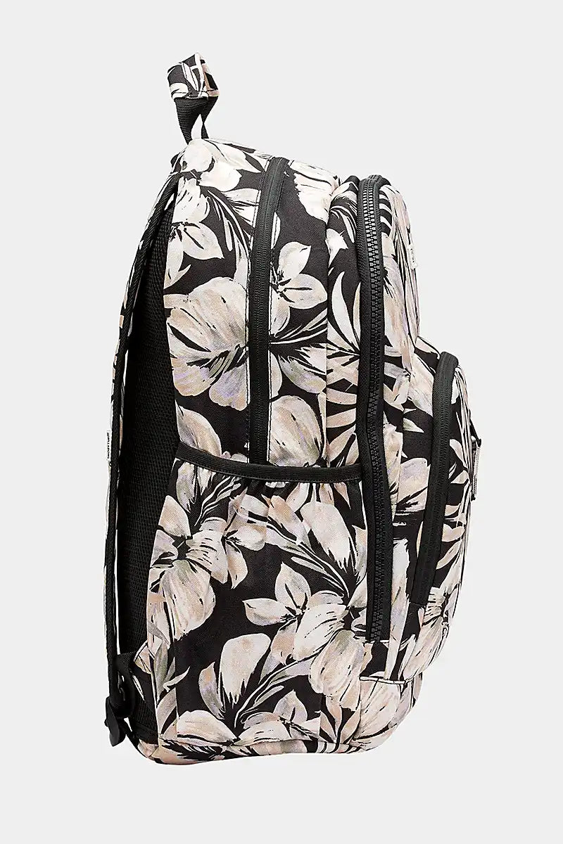 Billabong Roadie Backpack Floral Side View