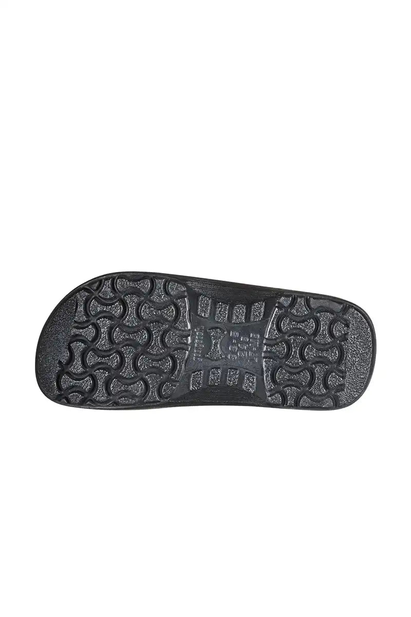 Birkenstock Profi Birki Polyurethane Regualt in black base of shoe