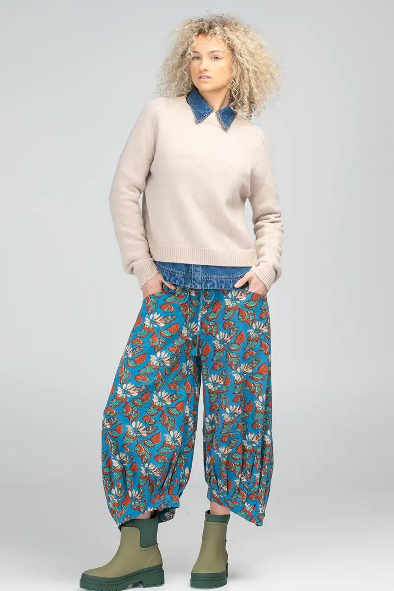 Boom Shankar Guru Pant in Lettie front full model view