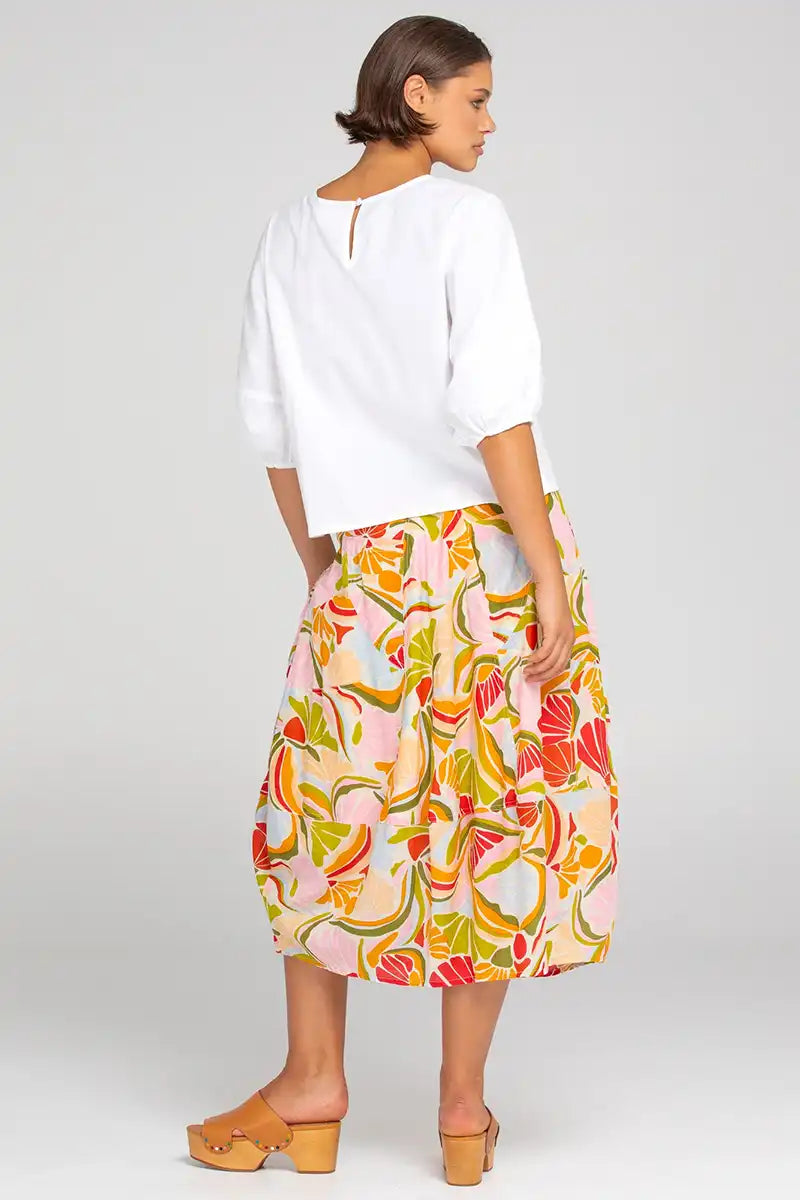 Boom Shankar Guru Skirt in Colada back view