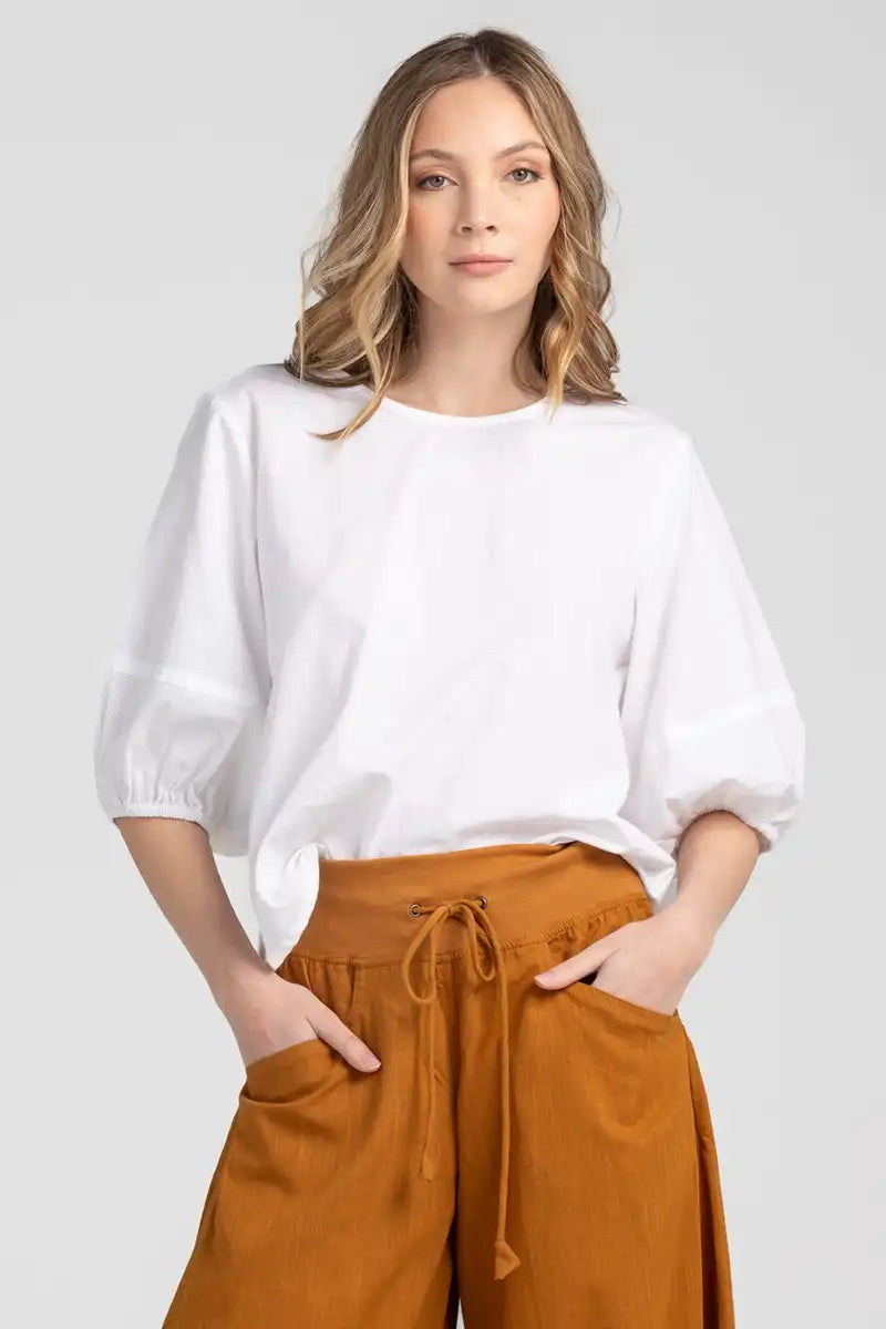 Boom Shankar Women's Guru Pant in Mustard waistband detail