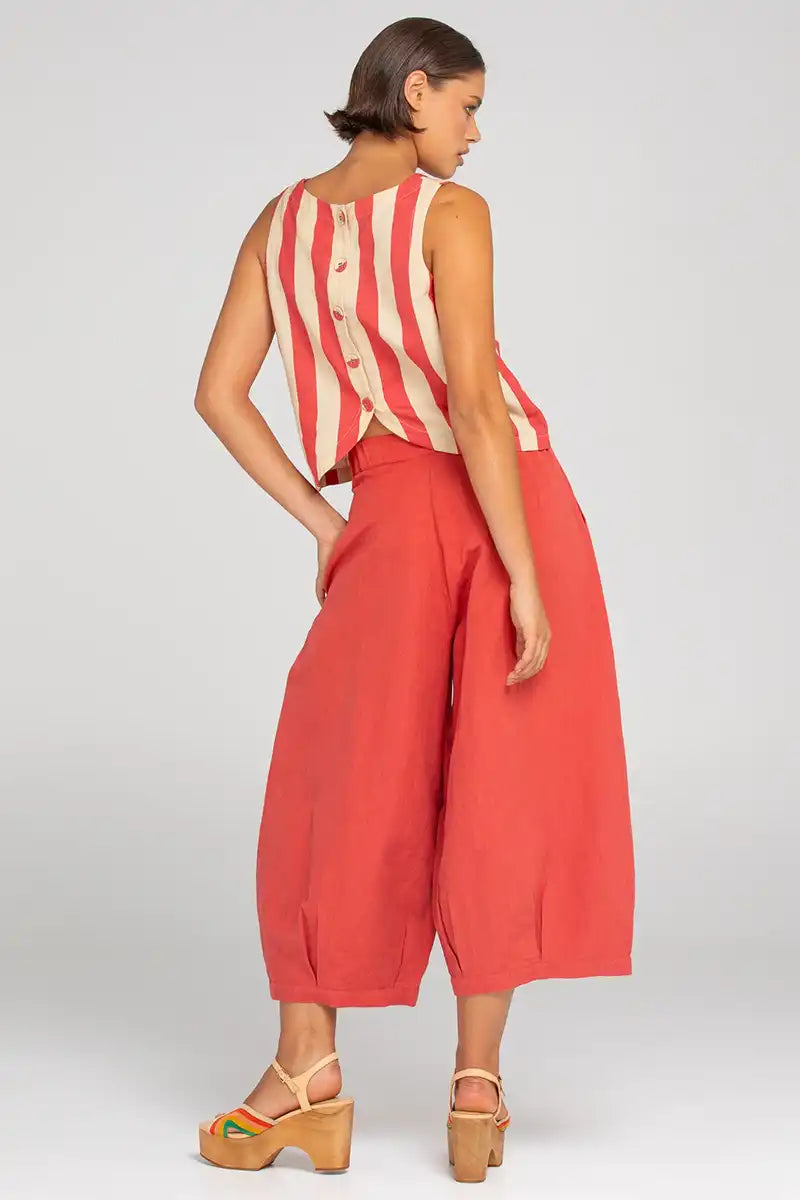 Boom Shankar Women's Zetta Pant in Paprika back view