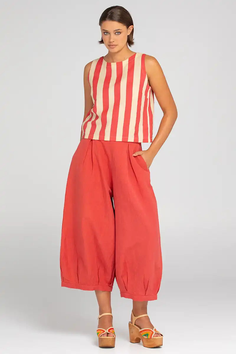 Boom Shankar Women's Zetta Pant in Paprika front view