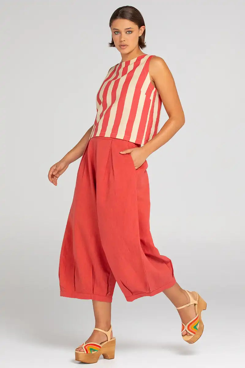 Boom Shankar Women's Zetta Pant in Paprika side view