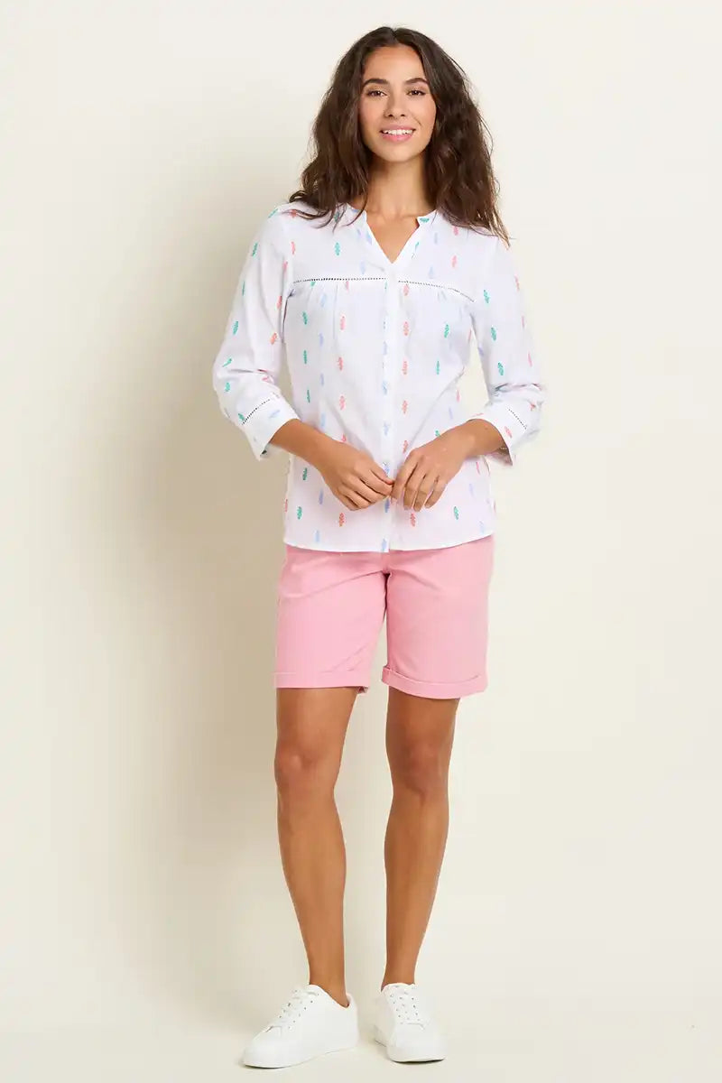 Brakeburn Skye Blouse front full model view
