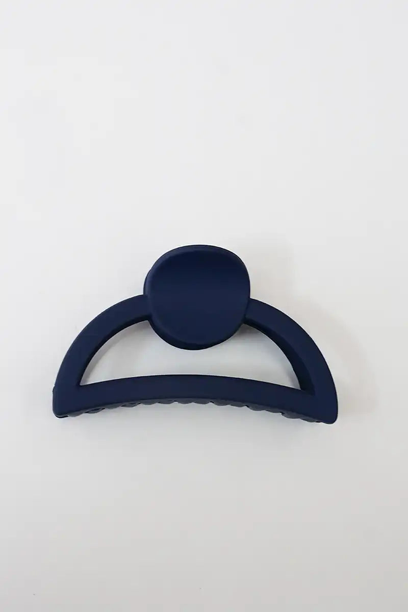 Navy claw clip