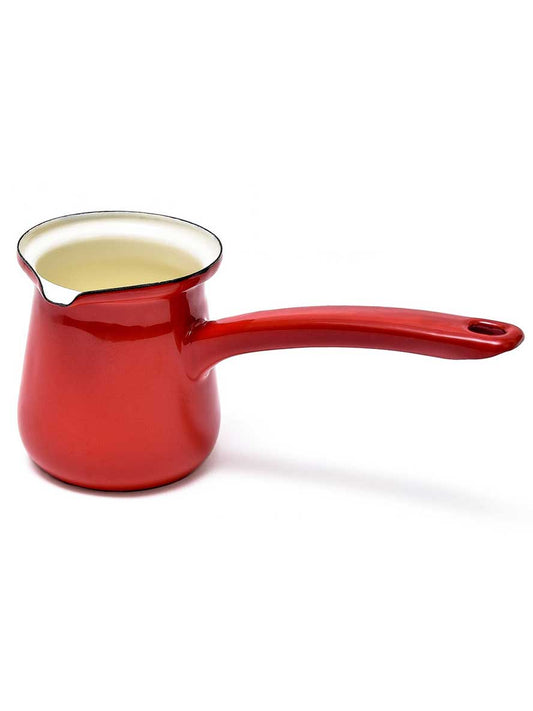 Coffee Culture Turkish Coffee Pot in Red Enamel - 300ml