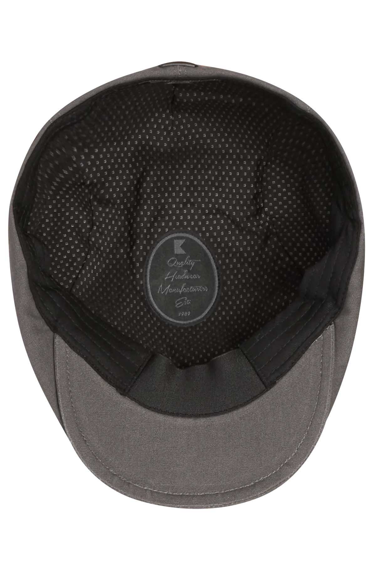 inside view of the Kooringal Driver cap - Baker in Slate