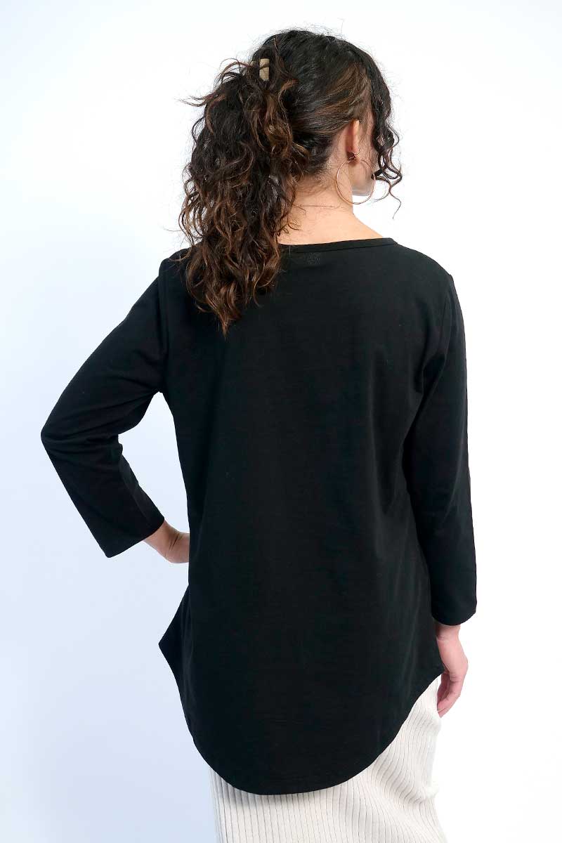 Foil Plant a Tree Tee in Black back view