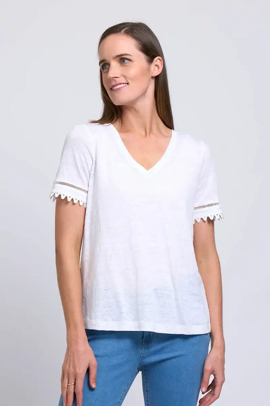 Foil Top All The Trimmings in White front