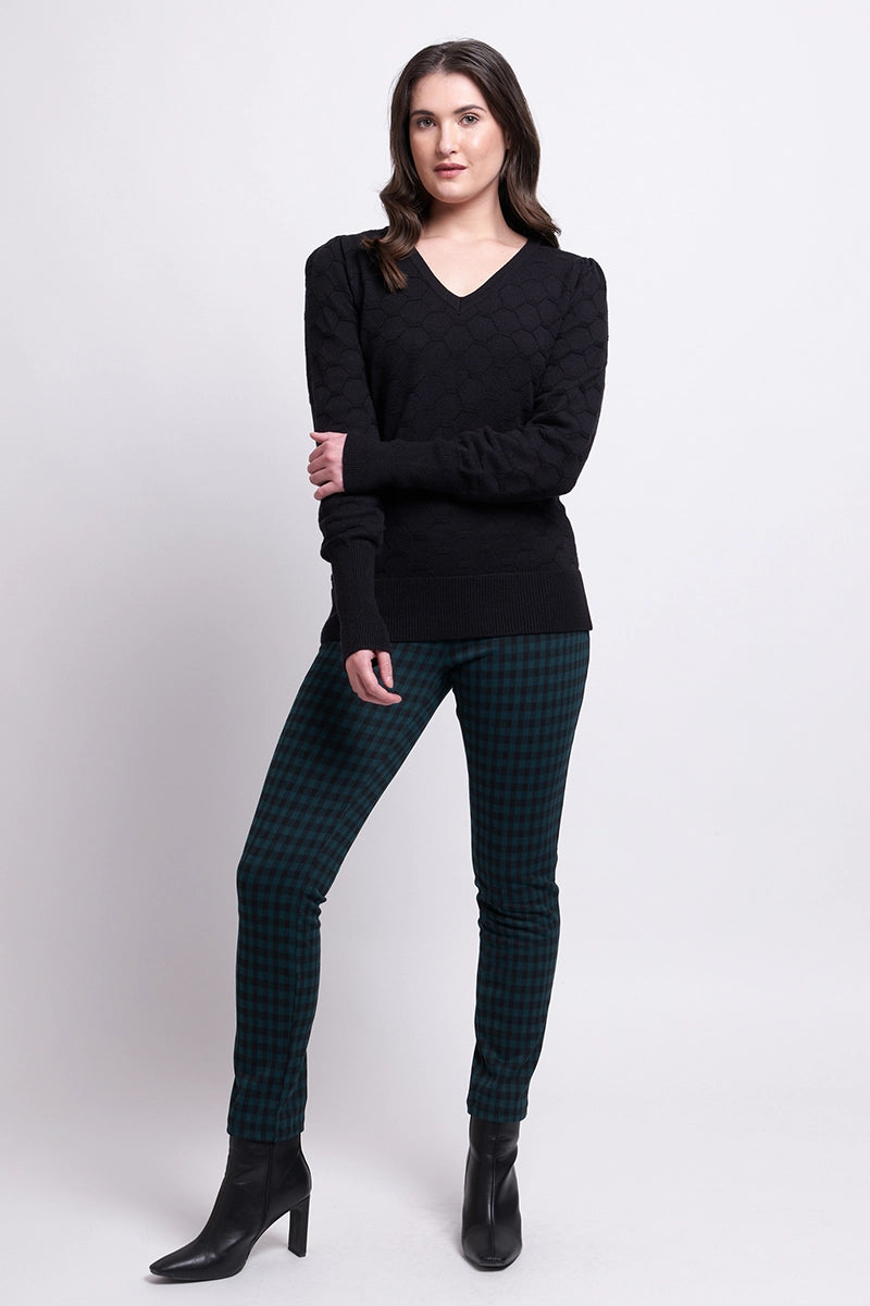Foil Women's Neat Repeat Skinny Pant in Joker full model front view