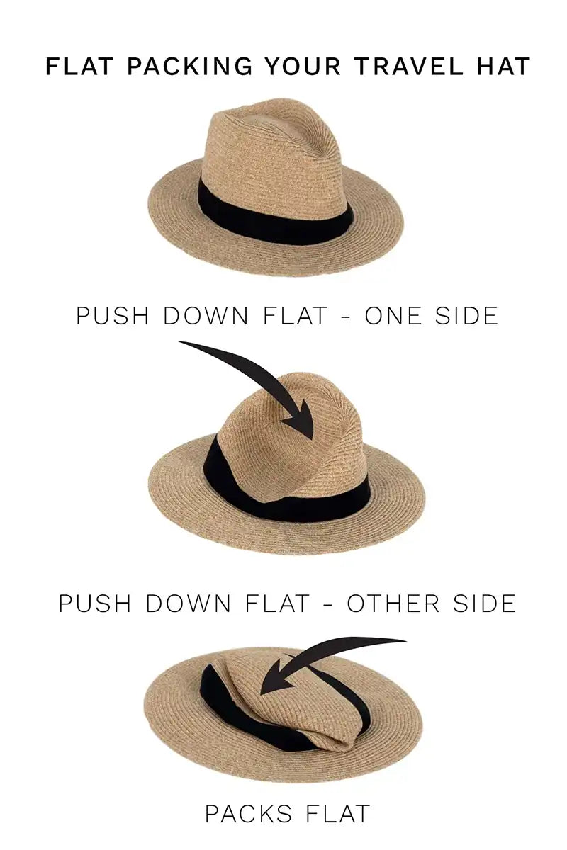 How to pack your travel hat instructions 