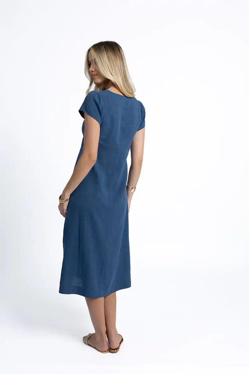 Humidity Jorja Dress — Ocean Blue