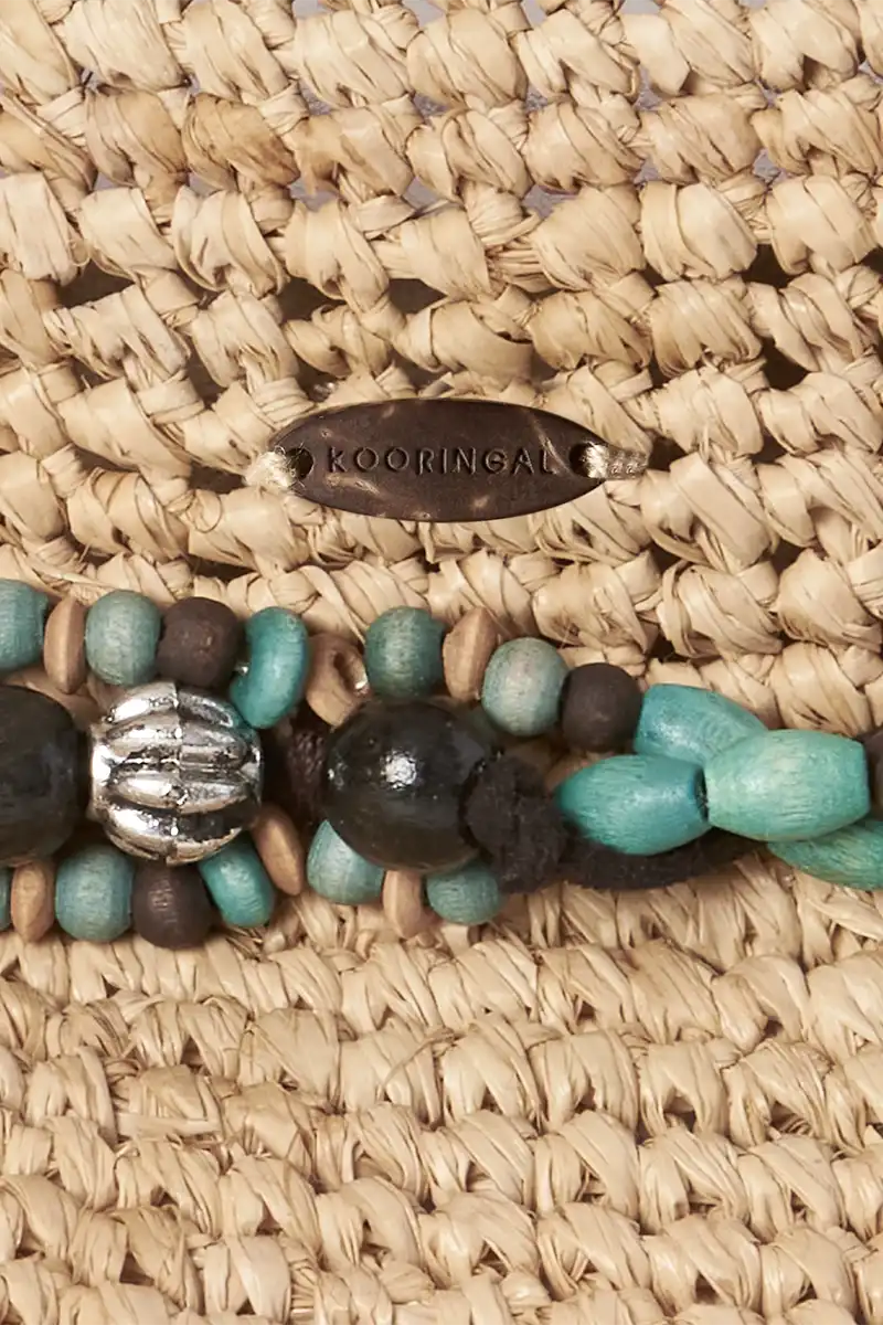 Kooringal Safari Bora Bora Hat detailed badge and band view