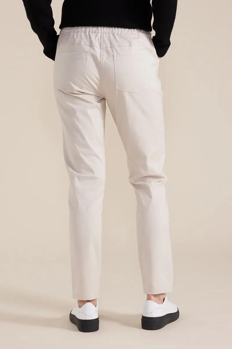Marco Polo Full Length Sueded Pant back view