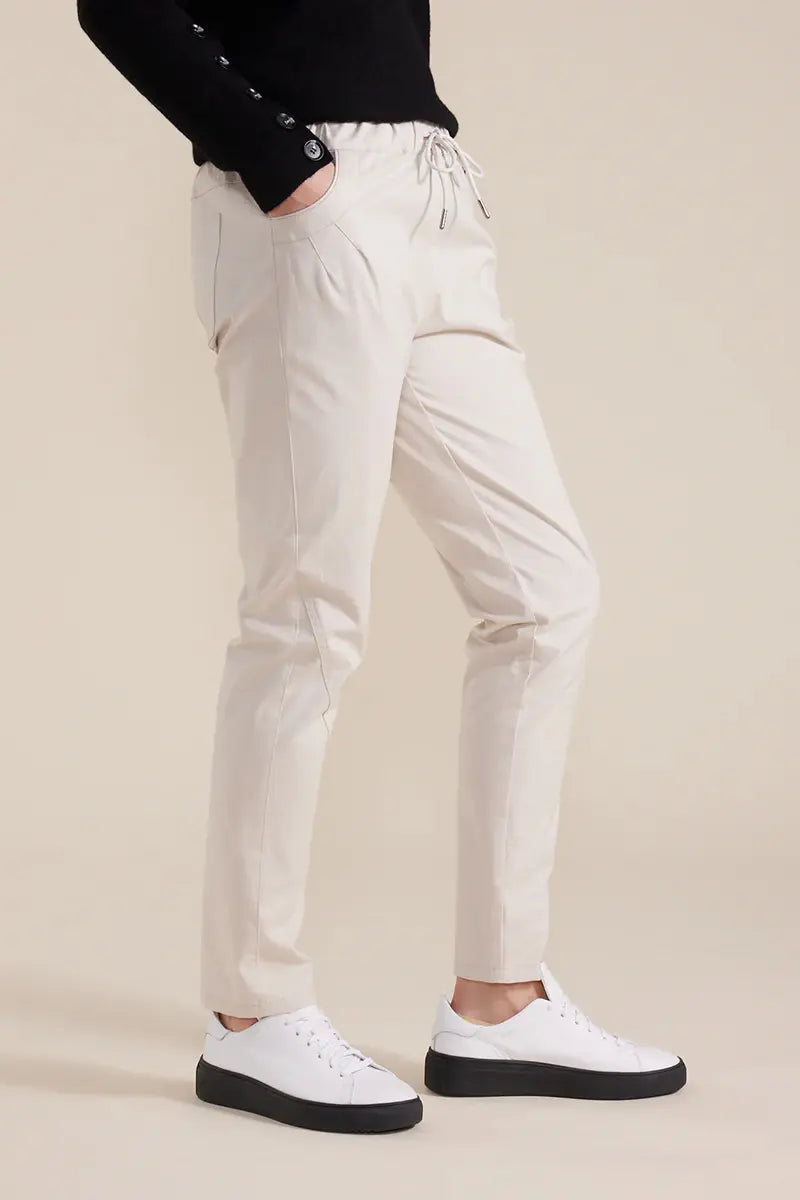Marco Polo Full Length Sueded Pant side view