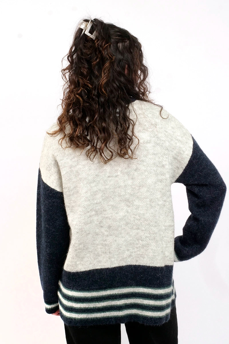 Marco Polo Long Sleeve Winter Cool Sweater back view