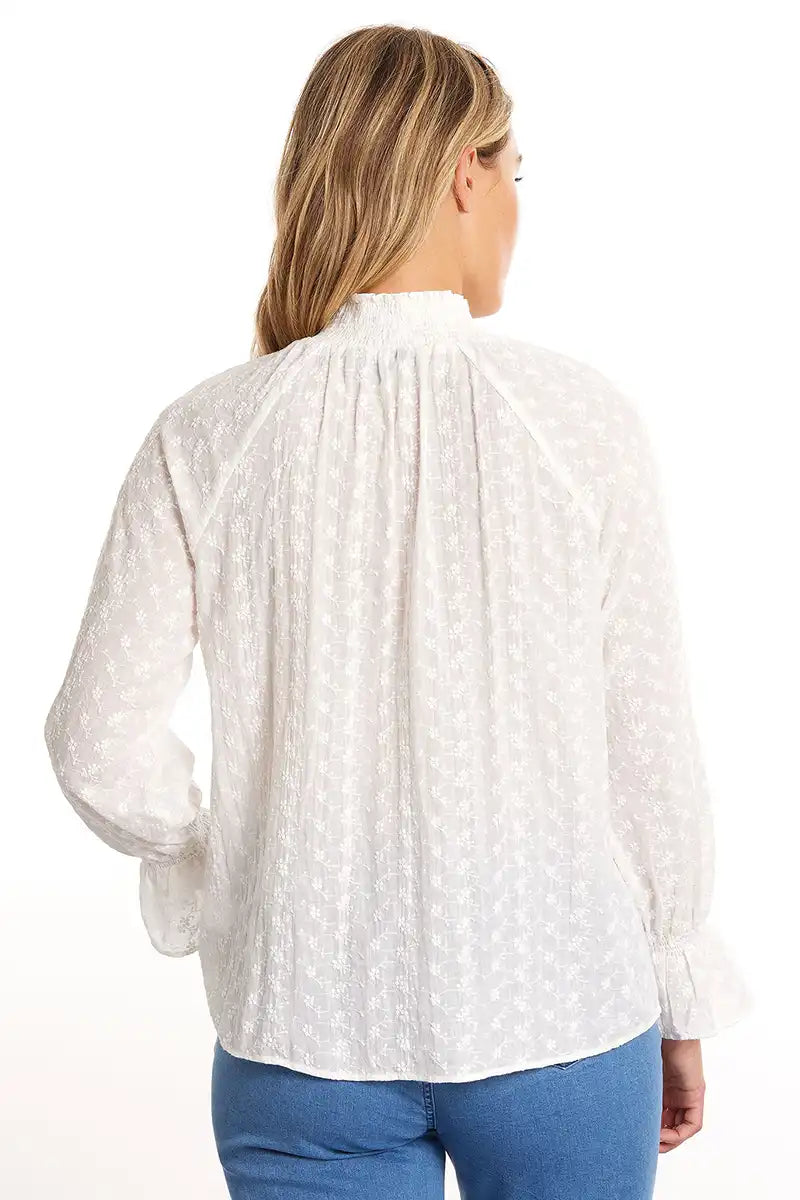 Marco Polo Long Sleeve Embroidered Shirt back
