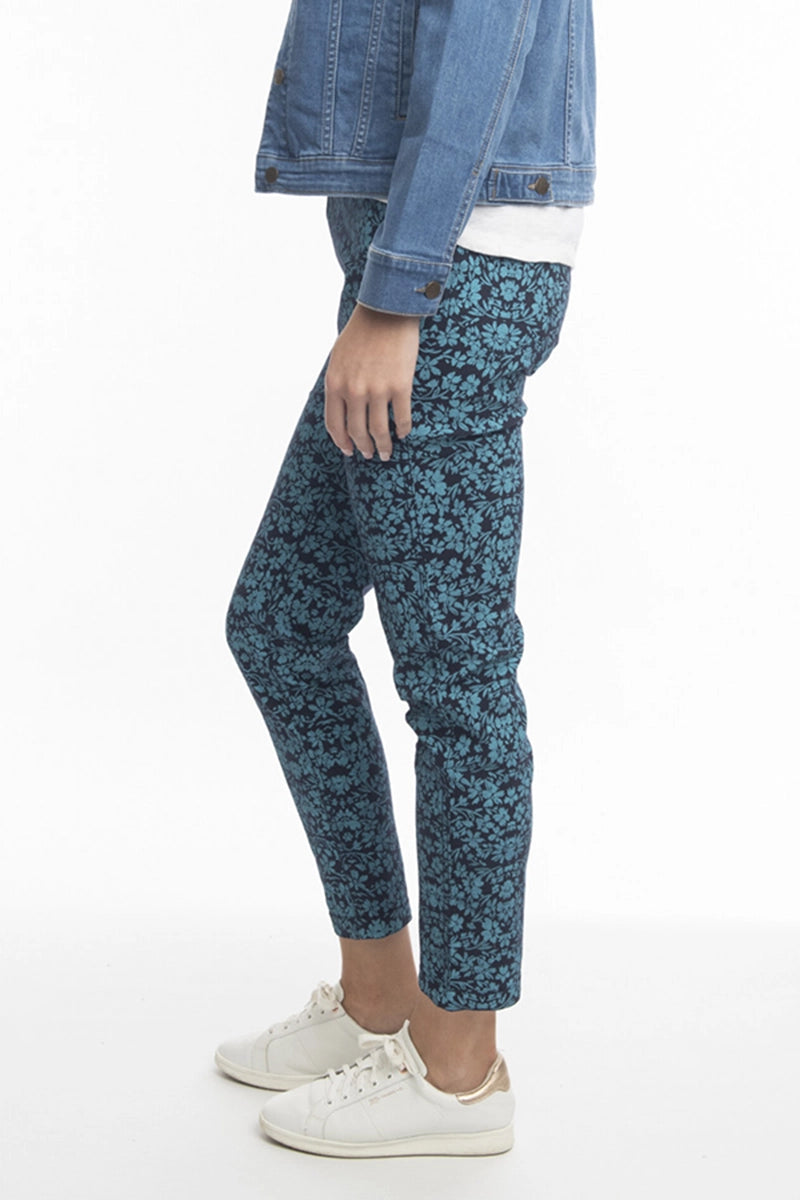 Orientique Reversible Drill Pants in Navy left side