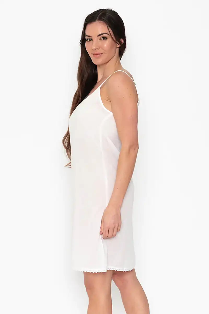 Orientique Long Slip in White side