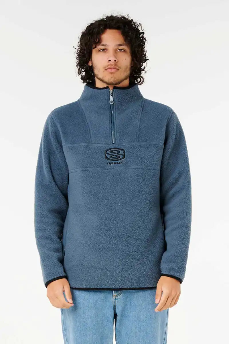 Rip Curl Bells Polar Fleece in Pine Night front on view