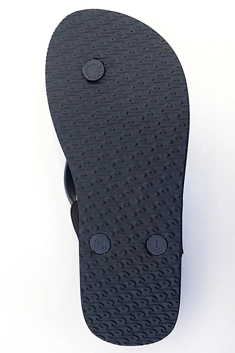 detail view of the sole on the Rip Curl Boys' Wetty Fade Bloom Thongs