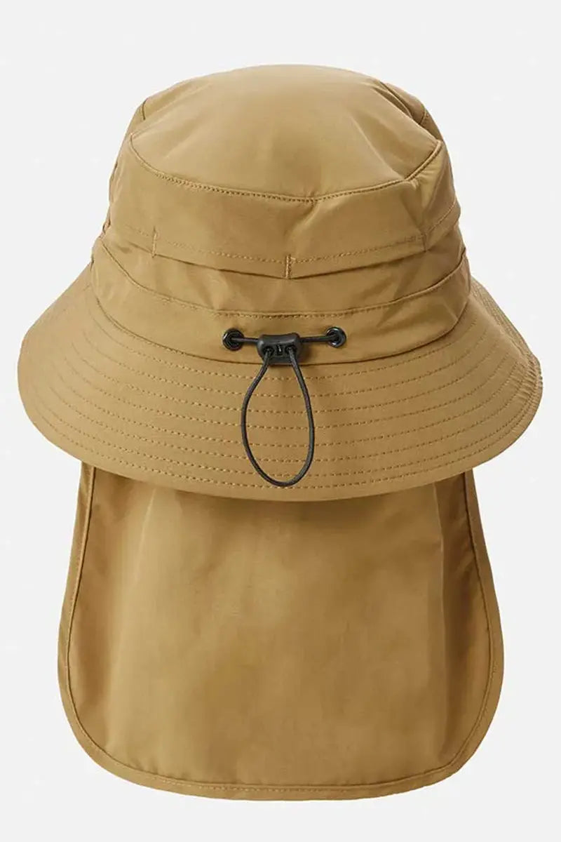 Rip Curl Bucket Hat Surf Series in Khaki back view