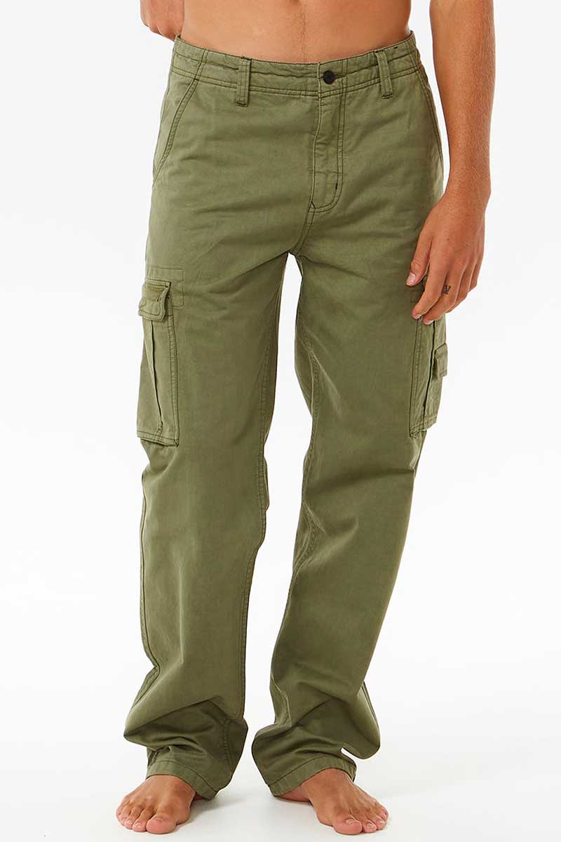 Rip Curl Classic Surf Trail Cargo Pant in Light Green front
