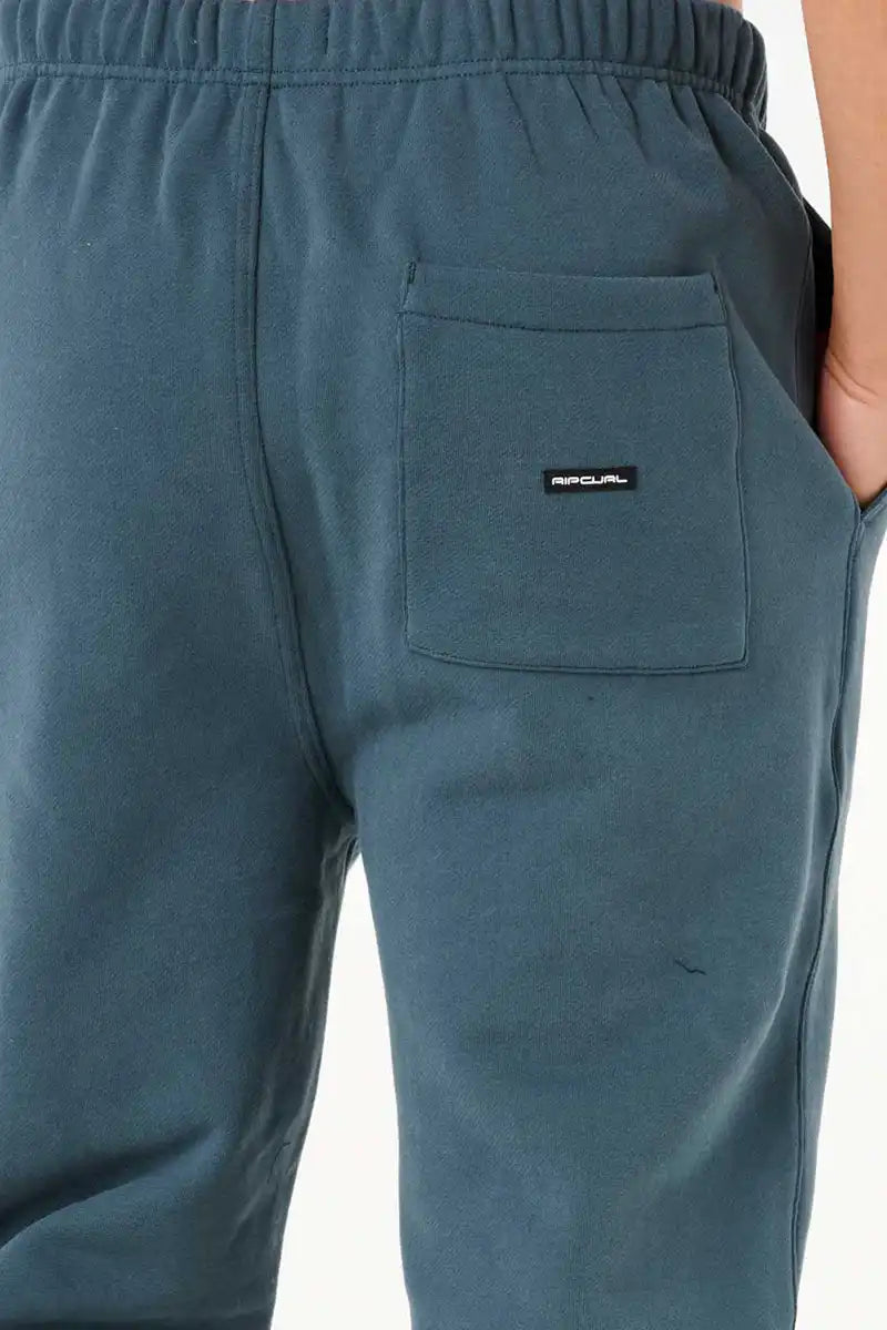 Rip Curl Dosed Up Track Pant in Pine Night back pocket detail view