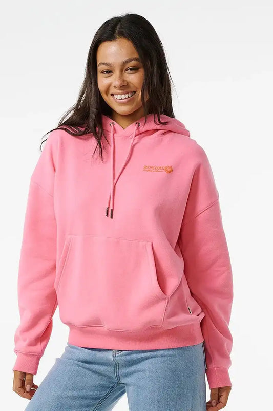 Rip Curl Hibiscus Heat Heritage in pink front view