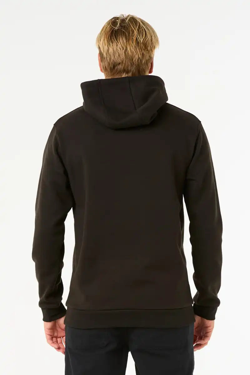 Rip Curl Mens Anti-Series Search Base Hood in Black back view