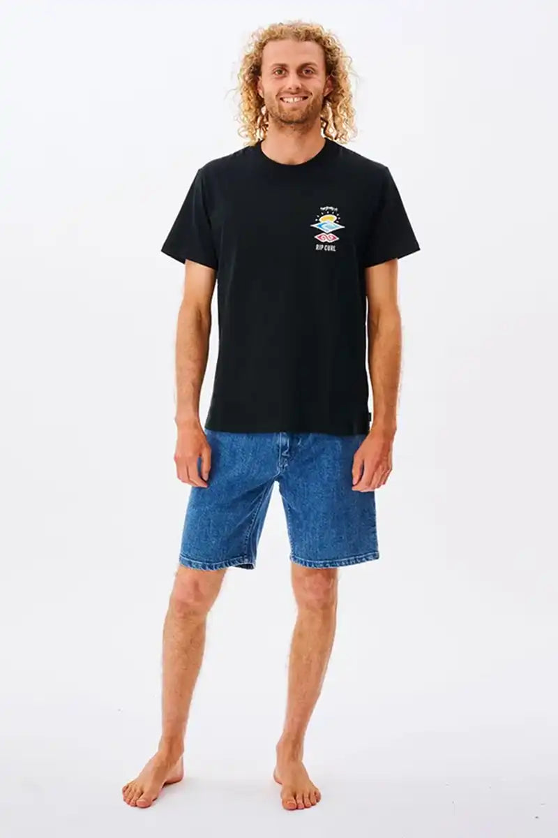 Rip Curl Men's Tidal Blue Walkshort front full model view