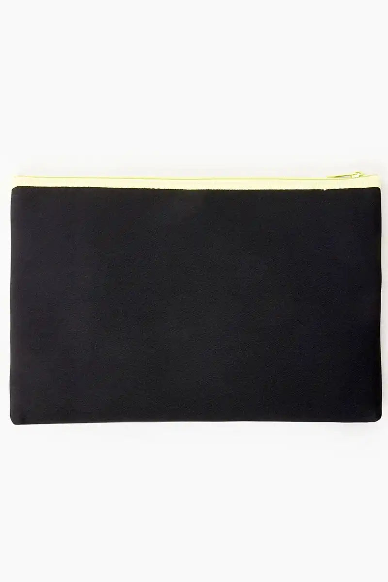 Rip Curl Pencil Case XL Variety in Washed Black back view