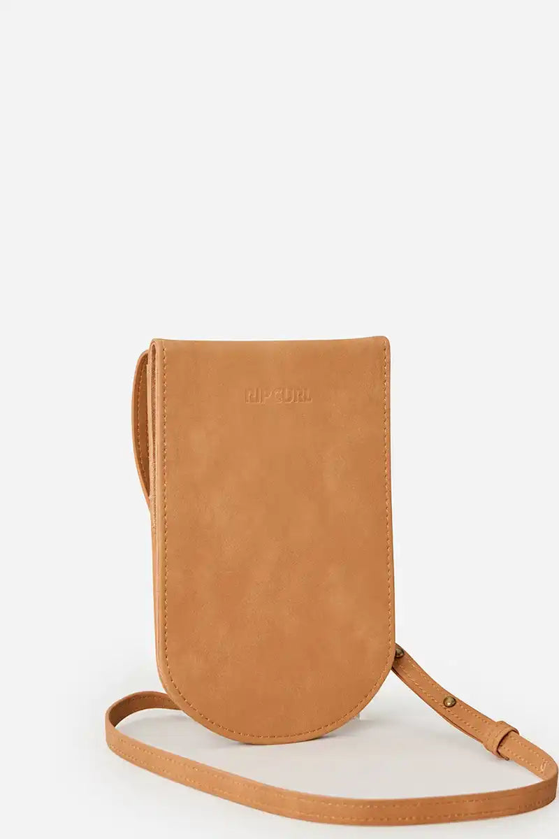 Rip Curl Premium Surf Crossbody Wallet in Natural front view