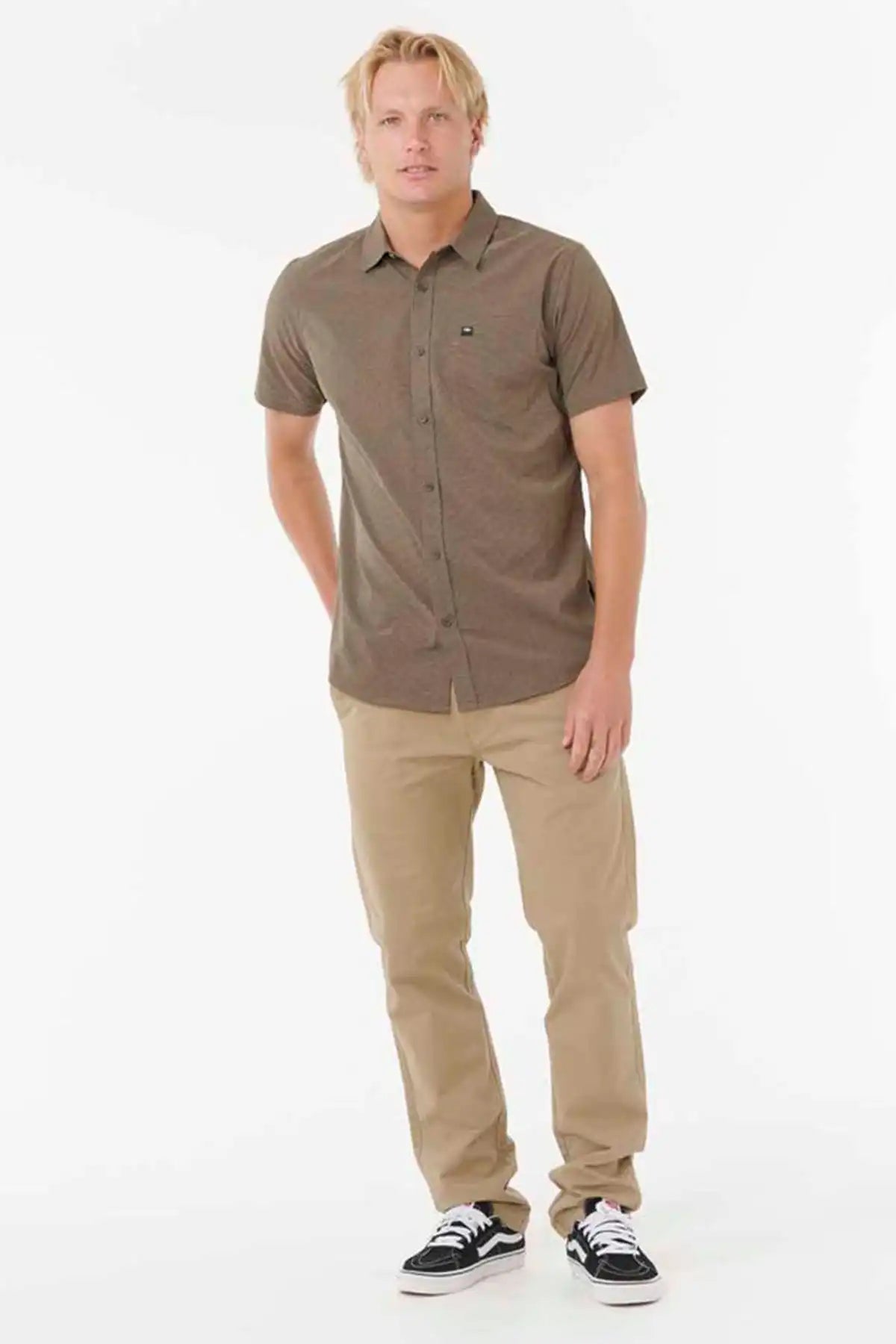 Rip Curl Vaporcool Aerotech Short Sleeve Shirt - Rock