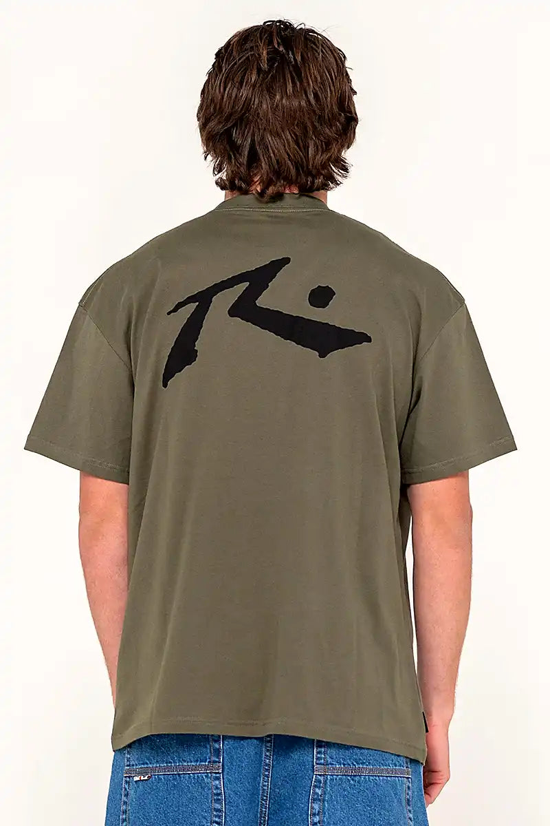 Rusty Competition Tee in Savanna Back View