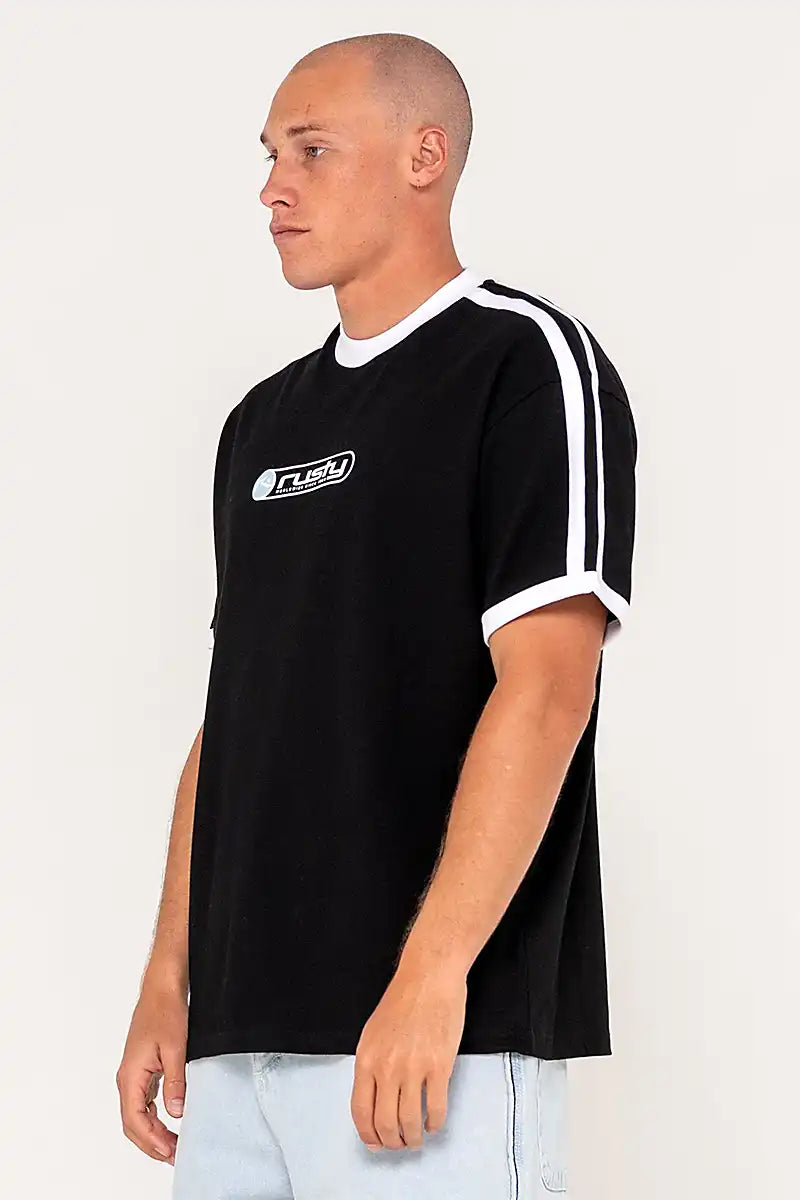 Rusty Poppa Short Sleeve tee side view