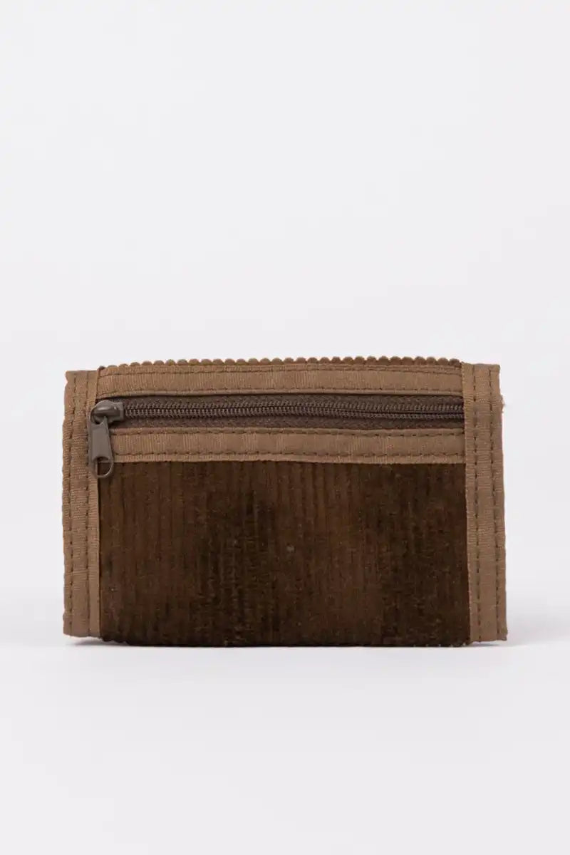 Rusty Mens Frenzy Cord Tri-Fold Wallet Back