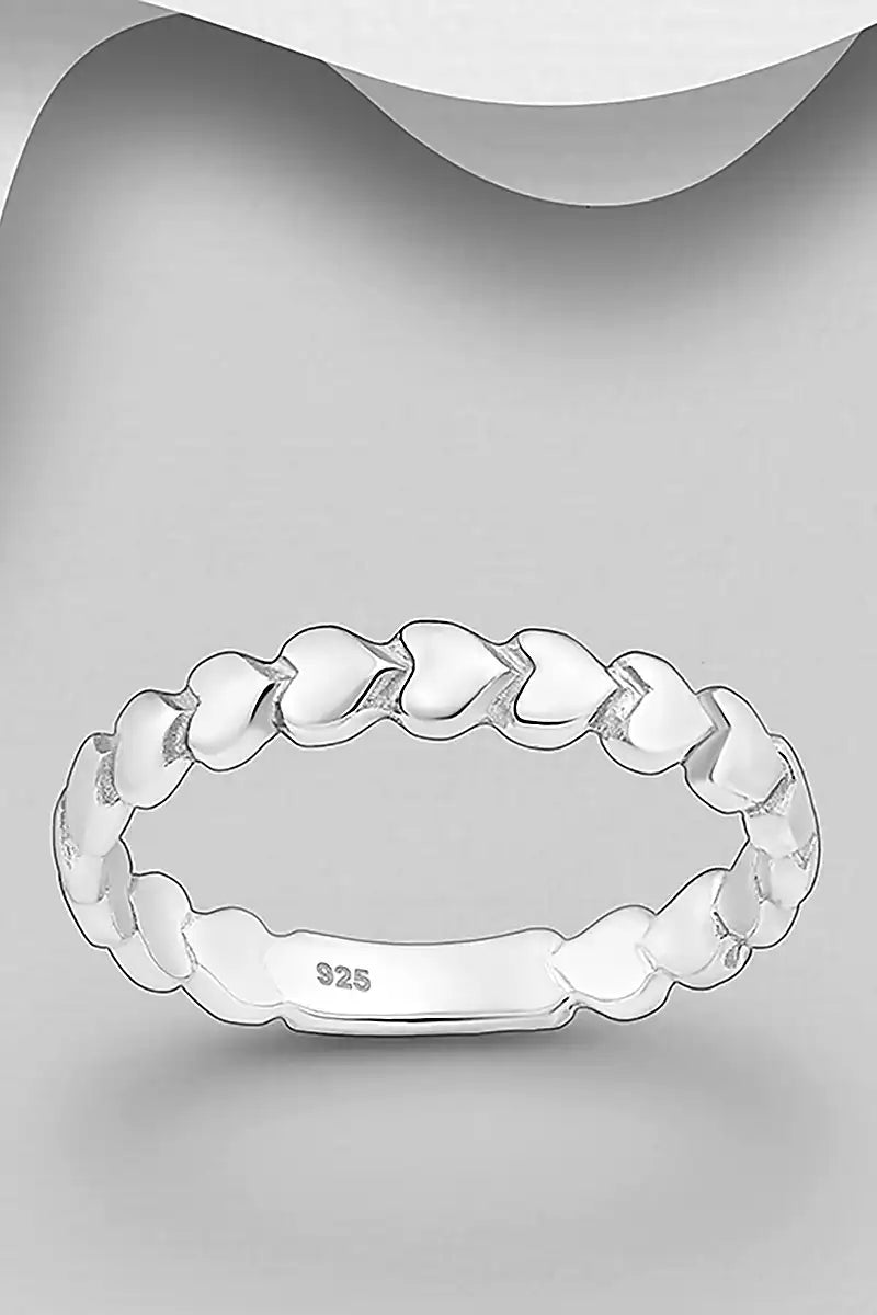 Silver Heart Ring