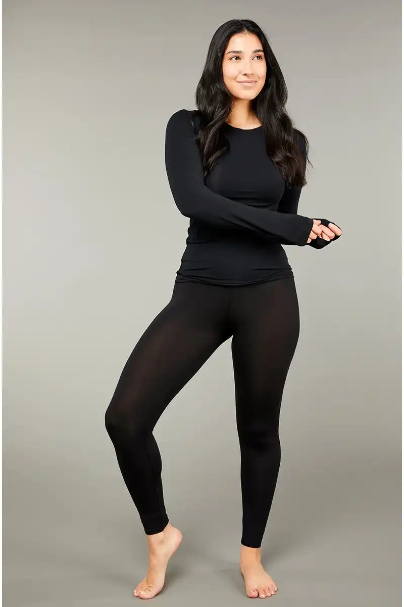 Tani Black Micro Modal Stretch Legging