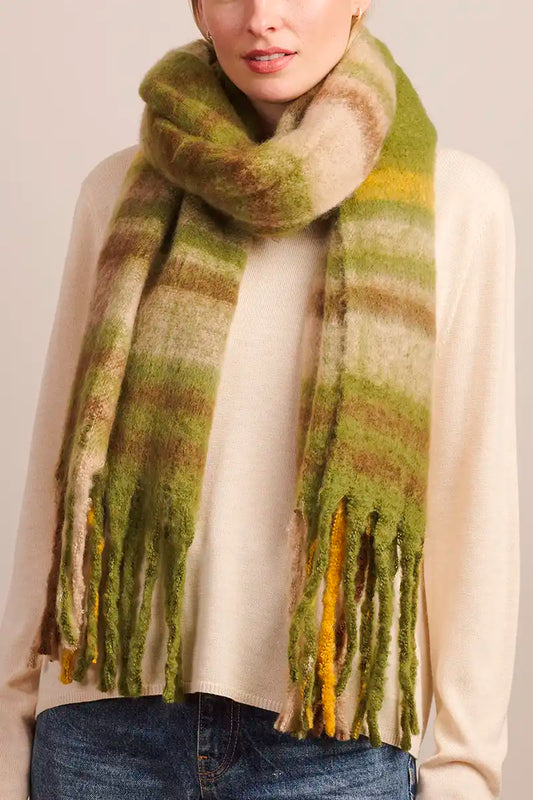 Tiger Tree Davos Scarf in Moss 