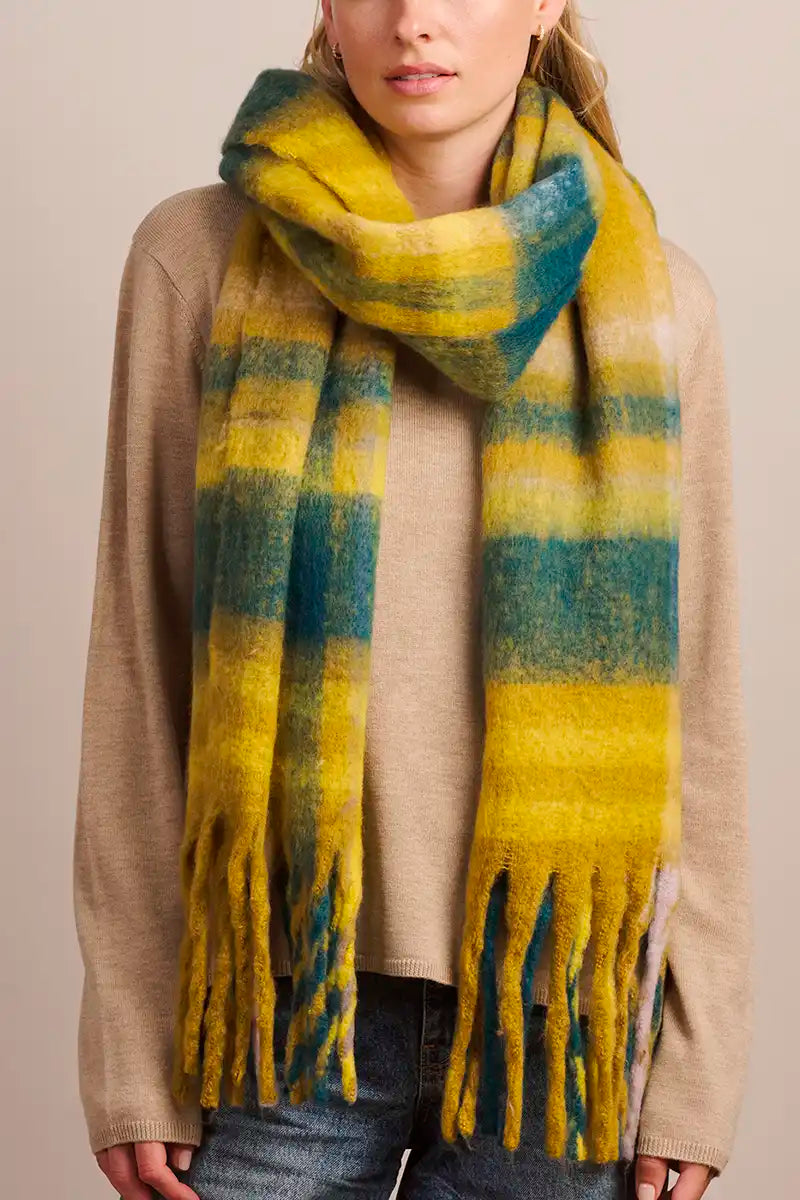 Tiger Tree Laax Scarf in Mustard