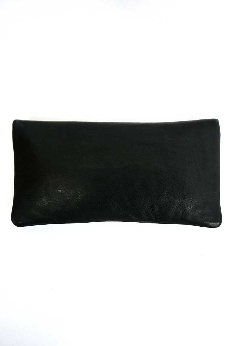 back view of Dusky Robin Iris Purse - Black