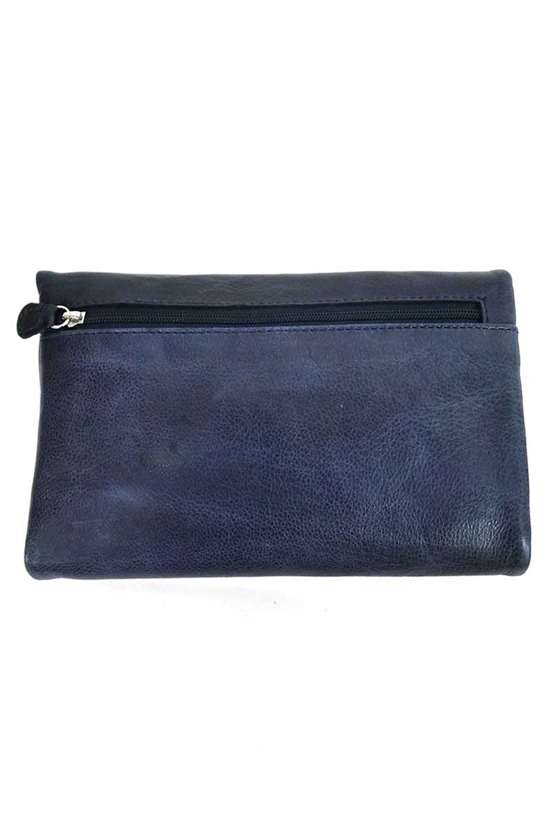 back of Dusky Robin Emily Purse - Navy